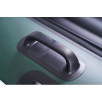 Лодка моторная килевая Kitt Boats 370 НДНД зелено-черный